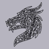 Donegal Dragons Word Cloud - College Hoodie Design