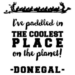 I Paddled in the Coolest Place on The Planet - Long sleeve baseball T Design